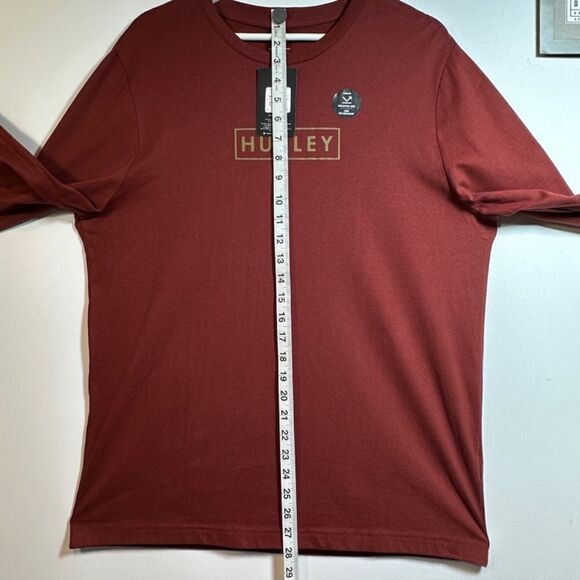 HURLEY® | LONG SLEEVE JERSEY TEE | Mens M | NEW w TAGS - Picture 8 of 13